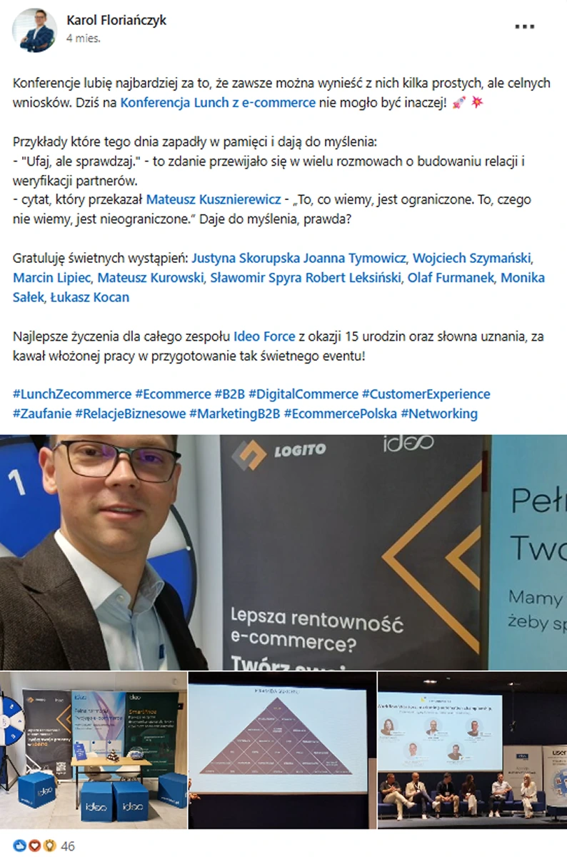 Opinia uczestnika konferencji